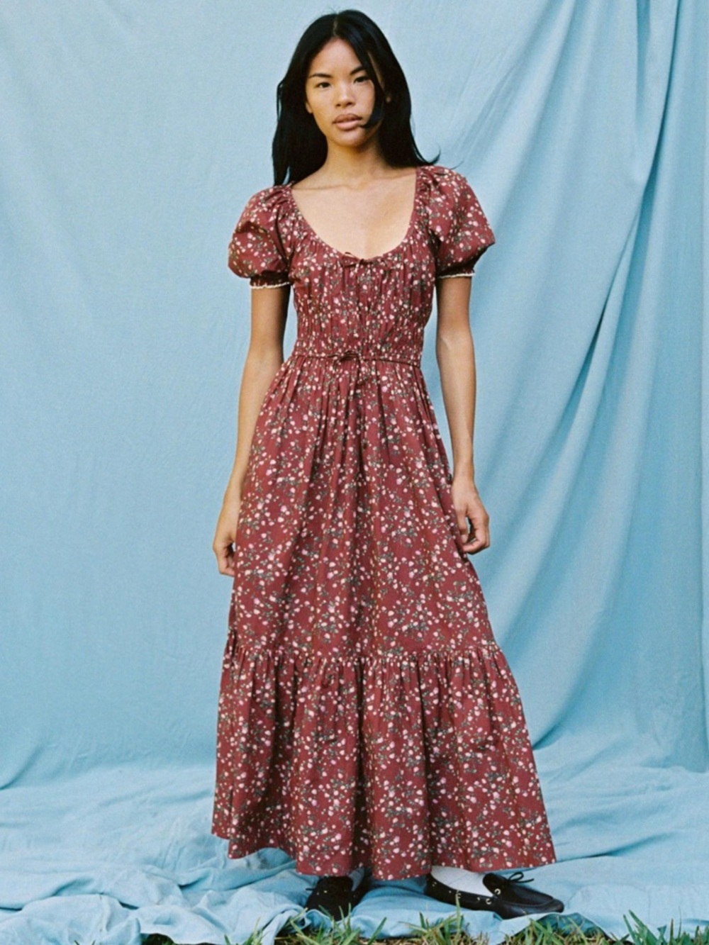 Christy Dawn Rouge Rosette Brynne Dress